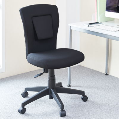 ナカバヤシ　サポートクッションチェア／BK　RZC-606BK　(tm)の商品画像3枚目