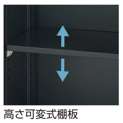 ナカバヤシ　デスクターナ　A4　2段／ブラック　ND-723-BKの商品画像4枚目