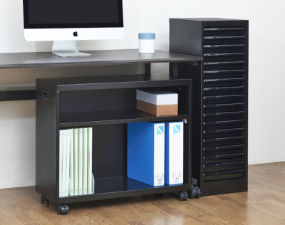 ナカバヤシ　デスクターナ　W700mm／ブラック　ND-724-BKの商品画像2枚目