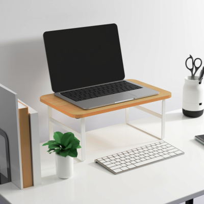 ナカバヤシ　シンプルデスクトップラック　幅40cm 高さ16cm ／オーク／ホワイト　FDR-H4025KMWの商品画像3枚目