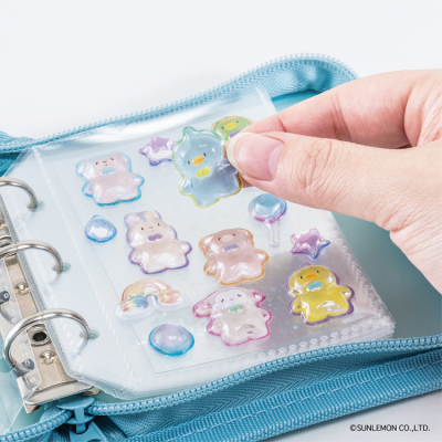 ナカバヤシ うるぷくたんシール ふわふわたっとん/レインボー RSTK-001-1の商品画像4枚目