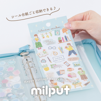 ナカバヤシ　ミルプット／シールポケット替台紙　MIL-BSR-LG01の商品画像3枚目