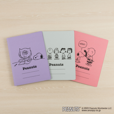 ナカバヤシ　フラットファイルJ A4S　3冊パック　ピーナッツB柄　FF-J8031-3PBの商品画像2枚目