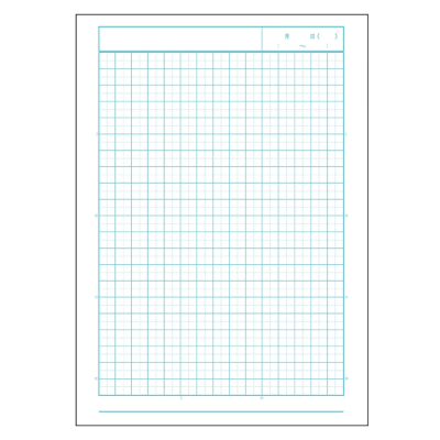 ナカバヤシ ロジカル・かるい学習帳・B5・自主学習帳5mmマス・Y NB51-JH5-Yの商品画像3枚目