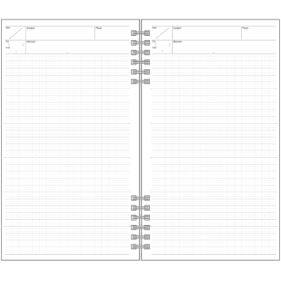 ナカバヤシ スイング ロジカル PLANNINGノート/A5スリム NW-SA501-2の商品画像9枚目