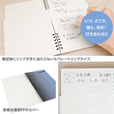 ナカバヤシ スイング ロジカル PLANNINGノート/A5スリム NW-SA501-2の商品画像3枚目