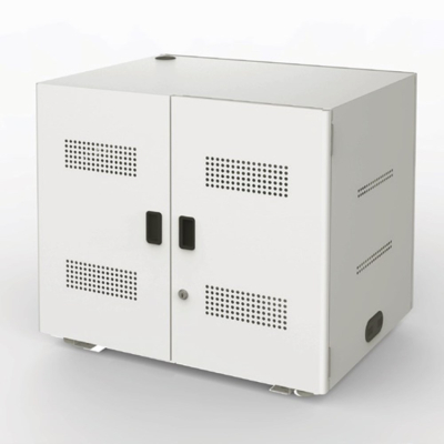 ナカバヤシ　タブレット保管庫　22台収納／ホワイト　PTB-22LWの商品画像1枚目