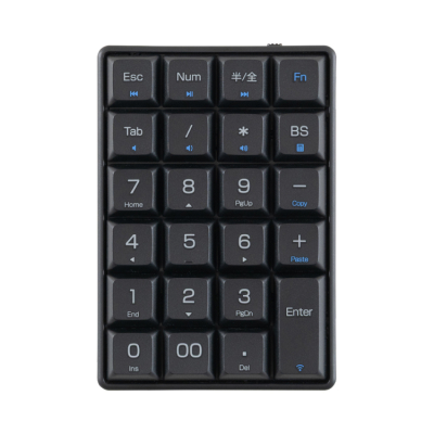 ナカバヤシ ワイヤレステンキー ロングストローク/ブラック TEN24G04BK (tm)の商品画像2枚目