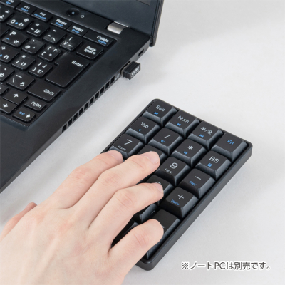 ナカバヤシ ワイヤレステンキー ロングストローク/ブラック TEN24G04BK (tm)の商品画像13枚目
