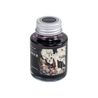 ナカバヤシ　TACCIA　万年筆用　浮世絵インク・染料・40ml／国芳黒紫　TFPI-WD42-17の商品画像3枚目