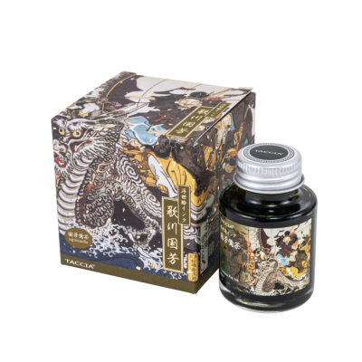 ナカバヤシ TACCIA 万年筆用 浮世絵インク・染料・40ml/国芳鶯茶 TFPI-WD42-20の商品画像1枚目