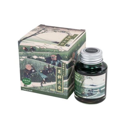 ナカバヤシ　TACCIA　万年筆用　浮世絵インク・染料・40ml／北斎木賊　TFPI-WD42-30の商品画像1枚目
