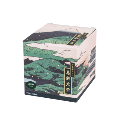ナカバヤシ TACCIA 万年筆用 浮世絵インク・染料・40ml/北斎鉄 TFPI-WD42-31の商品画像2枚目