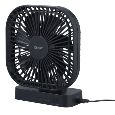 ナカバヤシ マグネットUSB FAN/ブラック USF-24BK (tm)の商品画像7枚目