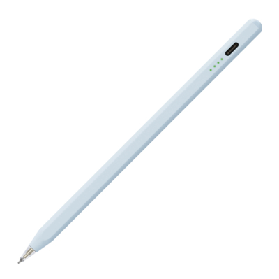 ナカバヤシ iPad専用充電式タッチペン<金属製ペン先タイプ>/グレイッシュブルー TPEN-006BL (tm)の商品画像1枚目