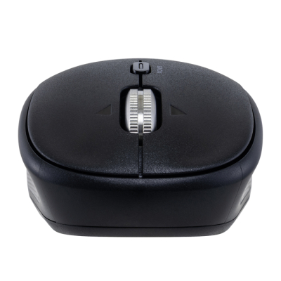 ナカバヤシ　【感動ホイールマウス】  小型Bluetooth・USB無線(デュアル)静音4ボタンBlueLEDマウス/ブラック　MUS-DKQ257BK　(tm)の商品画像8枚目
