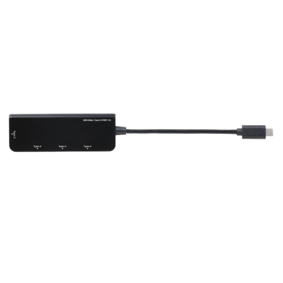 ナカバヤシ USB3.2Gen1　Type-C 4ポート変換ハブ／ブラック UH-C3404BK　(tm)　の商品画像2枚目