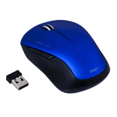 ナカバヤシ 無線5ボタンBlueLEDマウス ブルー MUS-RKF118BL　(tm)　の商品画像3枚目