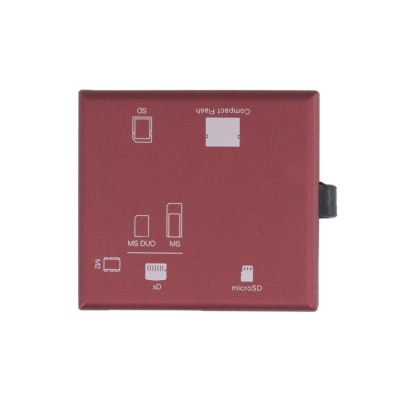 ナカバヤシ USB3.2Gen1マルチカードリーダー・ライター【CRW-37M87シリーズ】レッド CRW-37M87R　(tm)　の商品画像5枚目