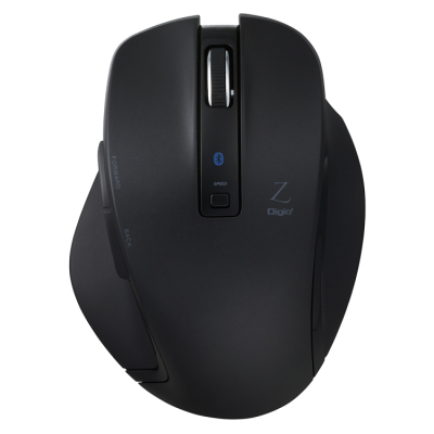 ナカバヤシ Bluetooth5ボタンBlueLEDマウス ブラック MUS-BKF131BK　(tm)　の商品画像2枚目