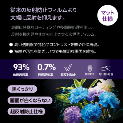 ナカバヤシ MacBook Pro 14インチ用フィルム AG/AR低反射・マット SF-MBP1401FLGAR (tm)の商品画像3枚目