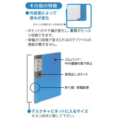 ナカバヤシ ポイホルダー　A4ワイド　8ポケット　グリーン CB5034Gの商品画像4枚目