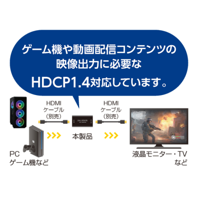 ナカバヤシ HDMIリピーター/黒 PHA-RE01BK (tm)の商品画像8枚目