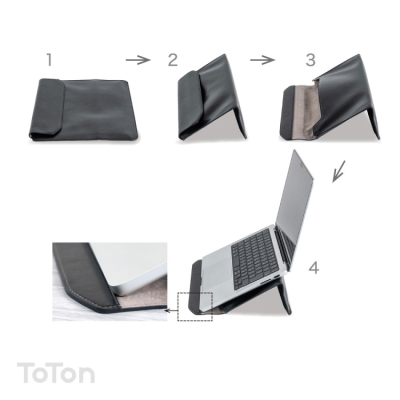 ナカバヤシ TOTON ノートPCケース 14インチ/ブラック SZC-FC142601BK (tm)の商品画像8枚目