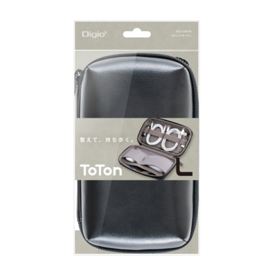 ナカバヤシ TOTON ガジェットケースL/ブラック SZC-GDP24BK (tm)の商品画像4枚目