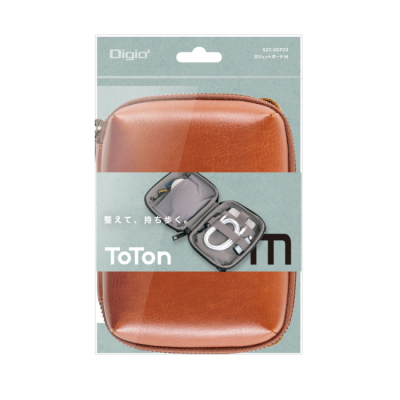 ナカバヤシ　TOTON　ガジェットケースM/ブラウン　SZC-GDP23BR　(tm)の商品画像5枚目