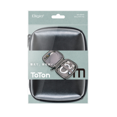 ナカバヤシ　TOTON　ガジェットケースM/ブラック　SZC-GDP23BK　(tm)の商品画像4枚目