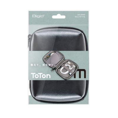 ナカバヤシ　TOTON　ガジェットケースM/ブラック　SZC-GDP23BK　(tm)の商品画像5枚目