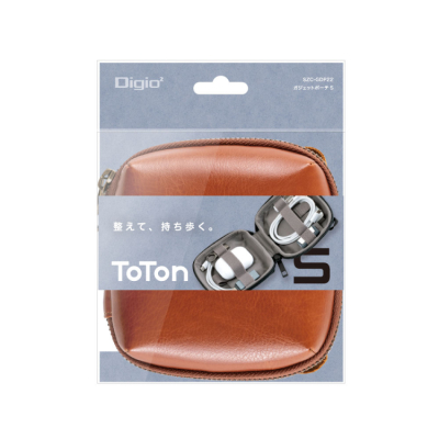 ナカバヤシ TOTON ガジェットケースS/ブラウン SZC-GDP22BR (tm)の商品画像5枚目