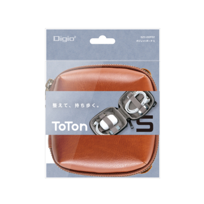 ナカバヤシ TOTON ガジェットケースS/ブラウン SZC-GDP22BR (tm)の商品画像4枚目