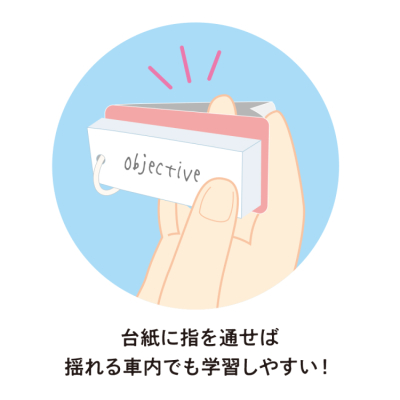 ナカバヤシ ふわふわたっとん単語カード/とら NT-108-6の商品画像2枚目