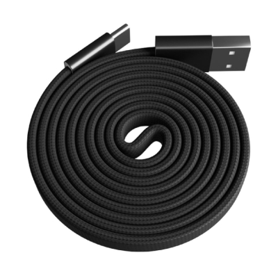 ナカバヤシ　マグネット巻き取りケーブル　C－A　1.2m／ブラック　UPD-MFA12BK　(tm)の商品画像1枚目