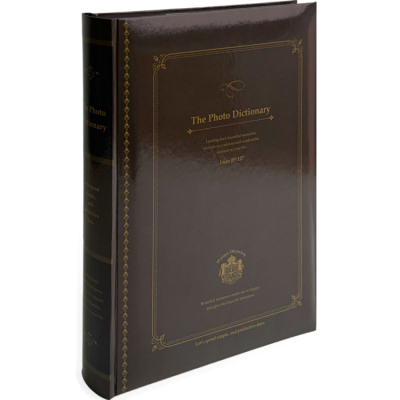 【WEB限定品】ナカバヤシ 背丸ブック式/L判3段/240枚収納(フォトディクショナリー)BPL-240-2-BR/EC ブラウン #103#