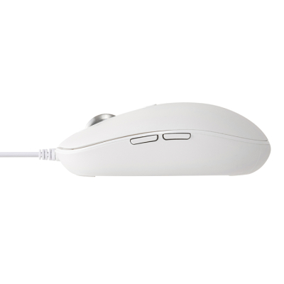 ナカバヤシ 【感動ホイールマウス】有線静音5ボタンBlueLEDマウス/ホワイト MUS-UKF269W (tm)の商品画像8枚目