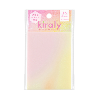 ナカバヤシ kiraly キラリー/透明付箋/L1 FST-008-L1の商品画像1枚目