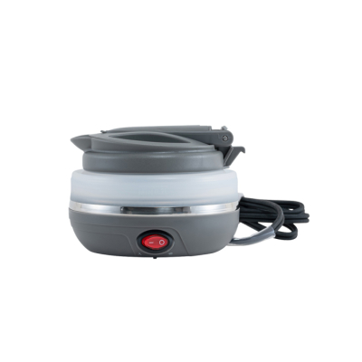 ナカバヤシ 折りたためる電気ケトル 転倒湯漏れ防止 600ml/グレー MBE-TK06GY (tm)の商品画像2枚目