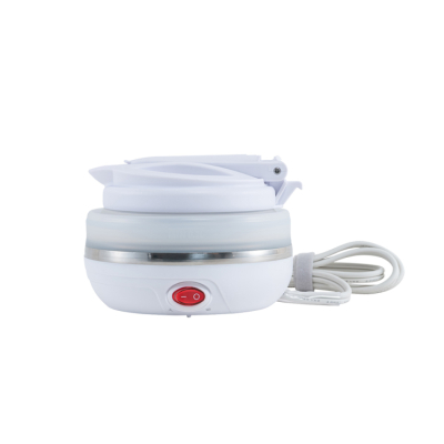 ナカバヤシ 折りたためる電気ケトル 転倒湯漏れ防止 600ml/白 MBE-TK06W (tm)の商品画像2枚目