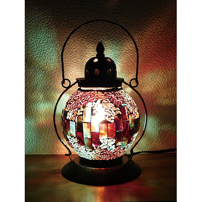 イシグロ　モザイクランプ　クリムト　ランタン型　グリーン