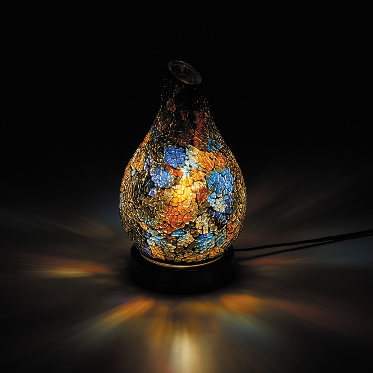 イシグロ　モザイクランプ ガラクシ アースブルーの商品画像2枚目