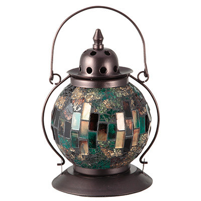 イシグロ　モザイクランプ　クリムト　ランタン型　グリーン