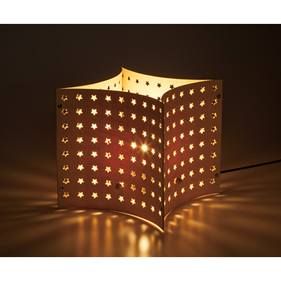 イシグロ　パンチング　テーブルランプ　星