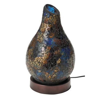 イシグロ　モザイクランプ ガラクシ アースブルー