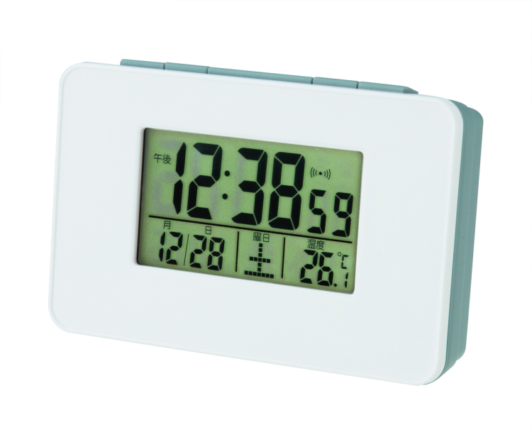 アデッソ　電波目覚まし時計の商品画像