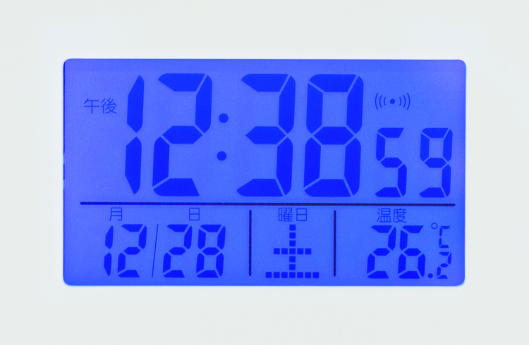 アデッソ　電波目覚まし時計の商品画像2枚目