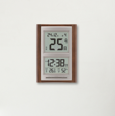 アデッソ　デジタル日めくり電波時計の商品画像5枚目