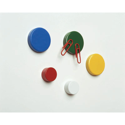 マグエックス　強力カラーマグネットΦ18　3個入り　赤　MFCM-18-3P-R